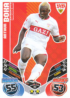 Arthur Boka VfB Stuttgart 2011/12 Topps MA Bundesliga #292